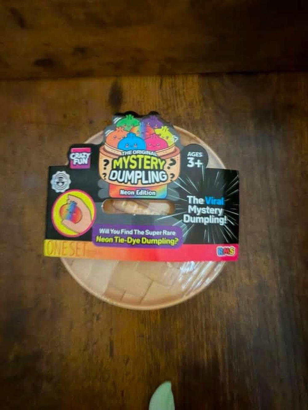 RARE RMS Crazy Fun Viral Mystery Dumpling Neon Edition Squishy Blind Box